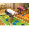 Ортопедичний ігровий килимок “Ручки-ніжки” на липучках Fidget Feet® “Standard”, зелений - carpetino.com.ua